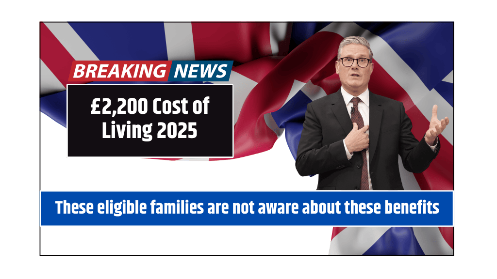 £2,200 Cost of Living 2025 These eligible families are not aware about these benefits