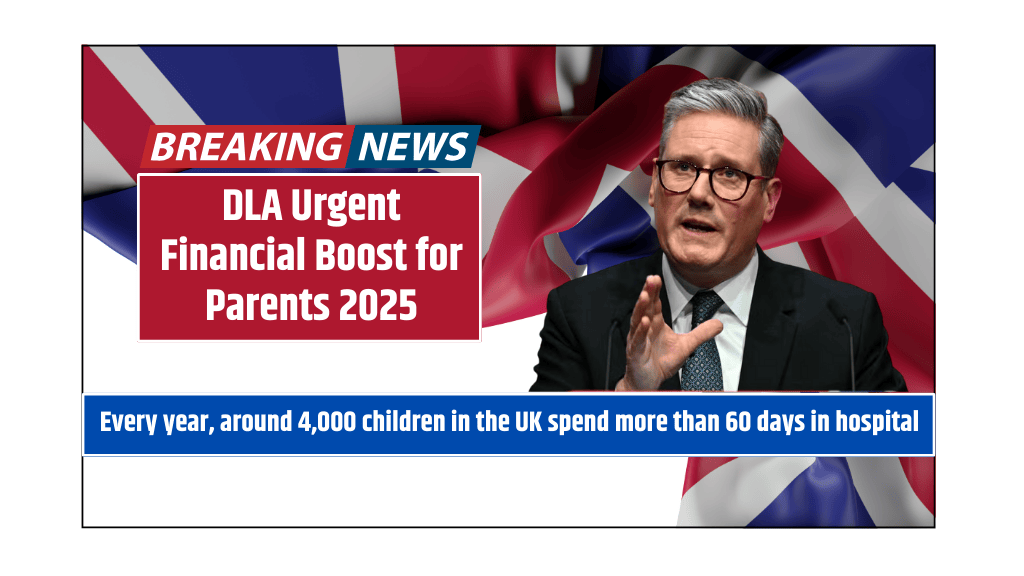 DLA Urgent Financial Boost for Parents 2025 Every year, around 4,000 children in the UK spend more than 60 days in hospital