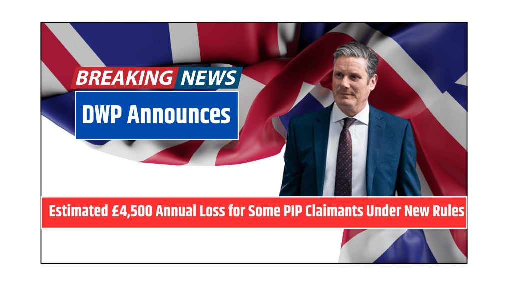 DWP Announces Estimated £4,500 Annual Loss for Some PIP Claimants Under New Rules