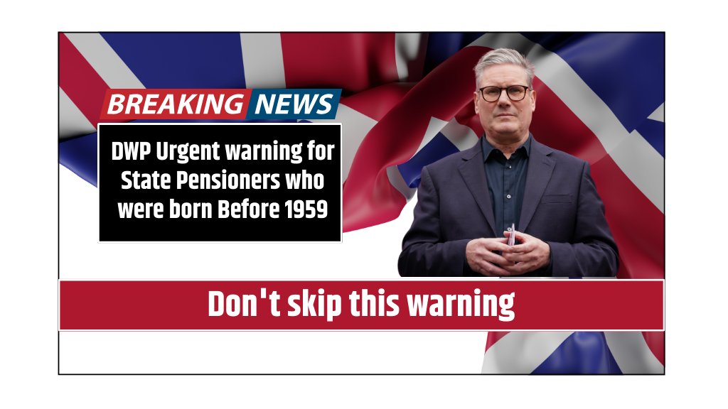 DWP Urgent warning for State Pensioners who were born Before 1959 Don't skip this warning